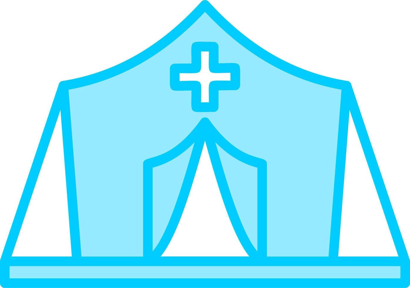 Refugee Camp Vector Icon