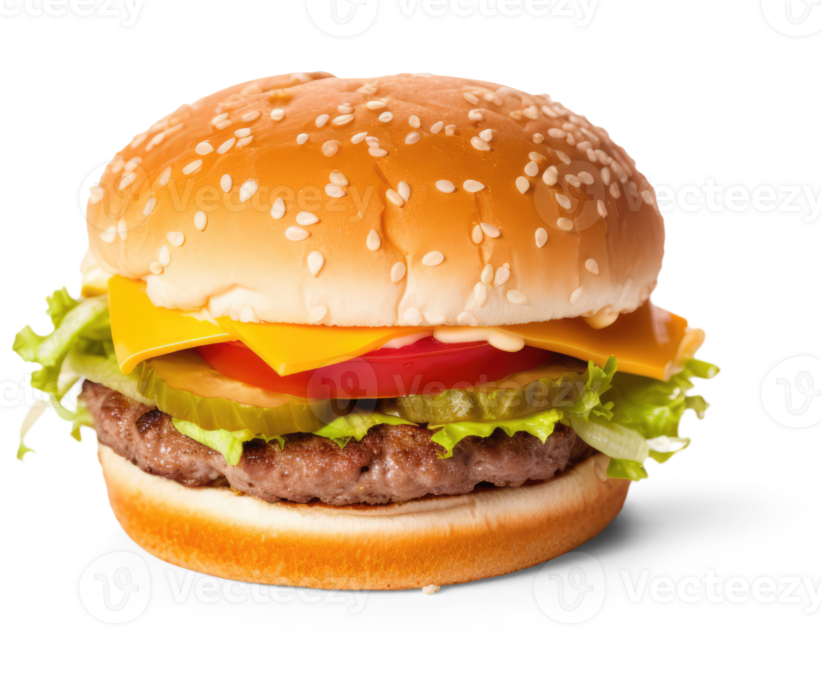 Beef Burger on a Transparent Background 22787245 PNG