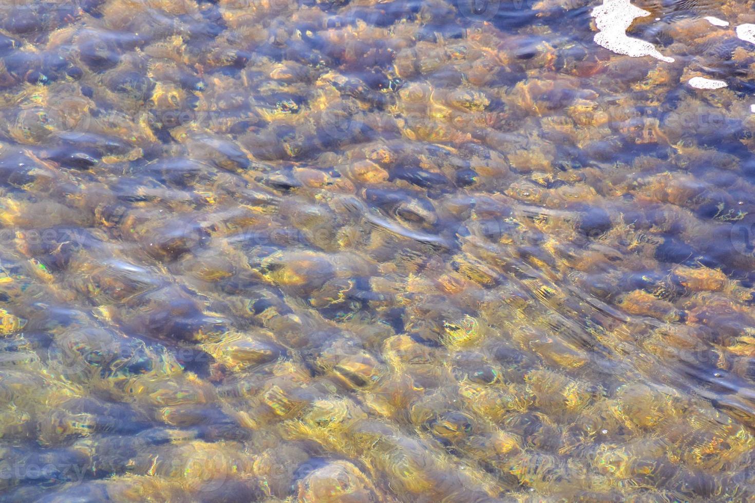 textura de la superficie del agua foto