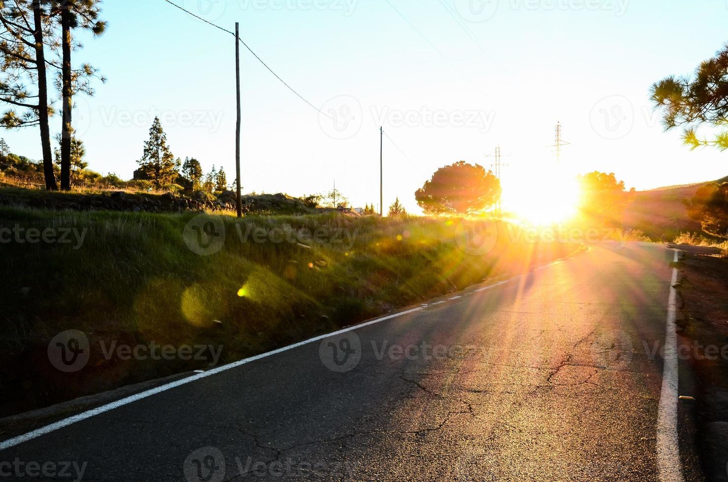 Scenic road view photo