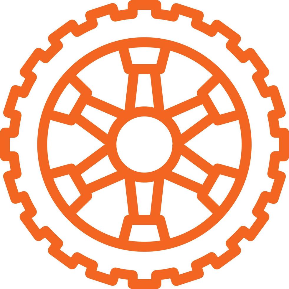 Wheel Vector Icon Design