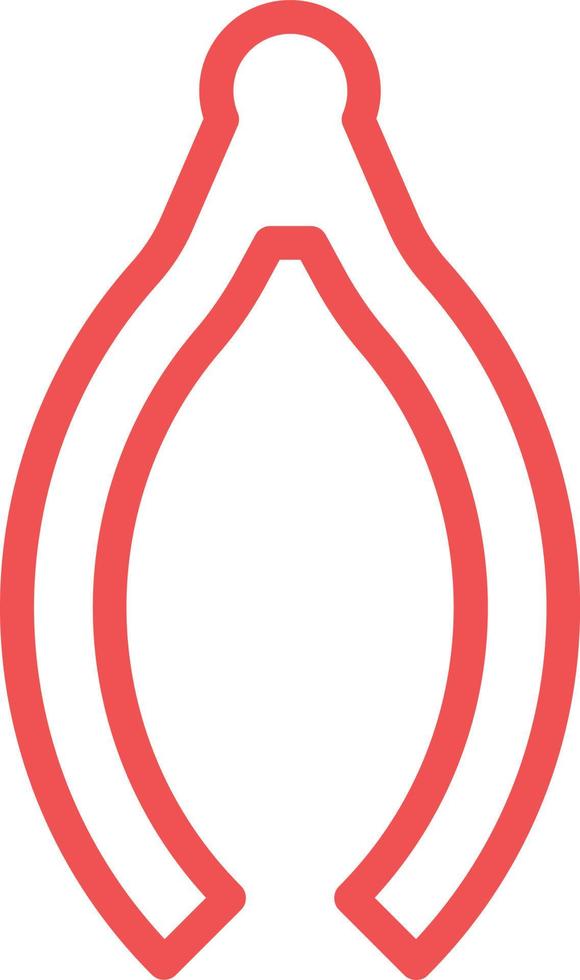 Wishbone Vector Icon Design