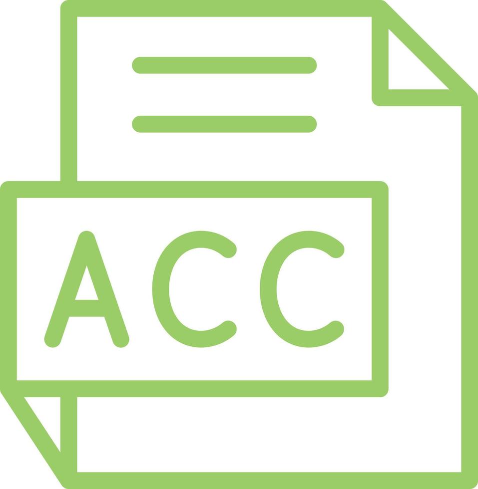 ACC Vector Icon Design