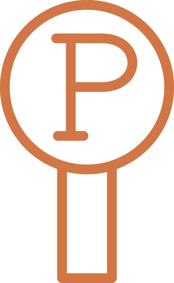 Parking Vector Icon Design