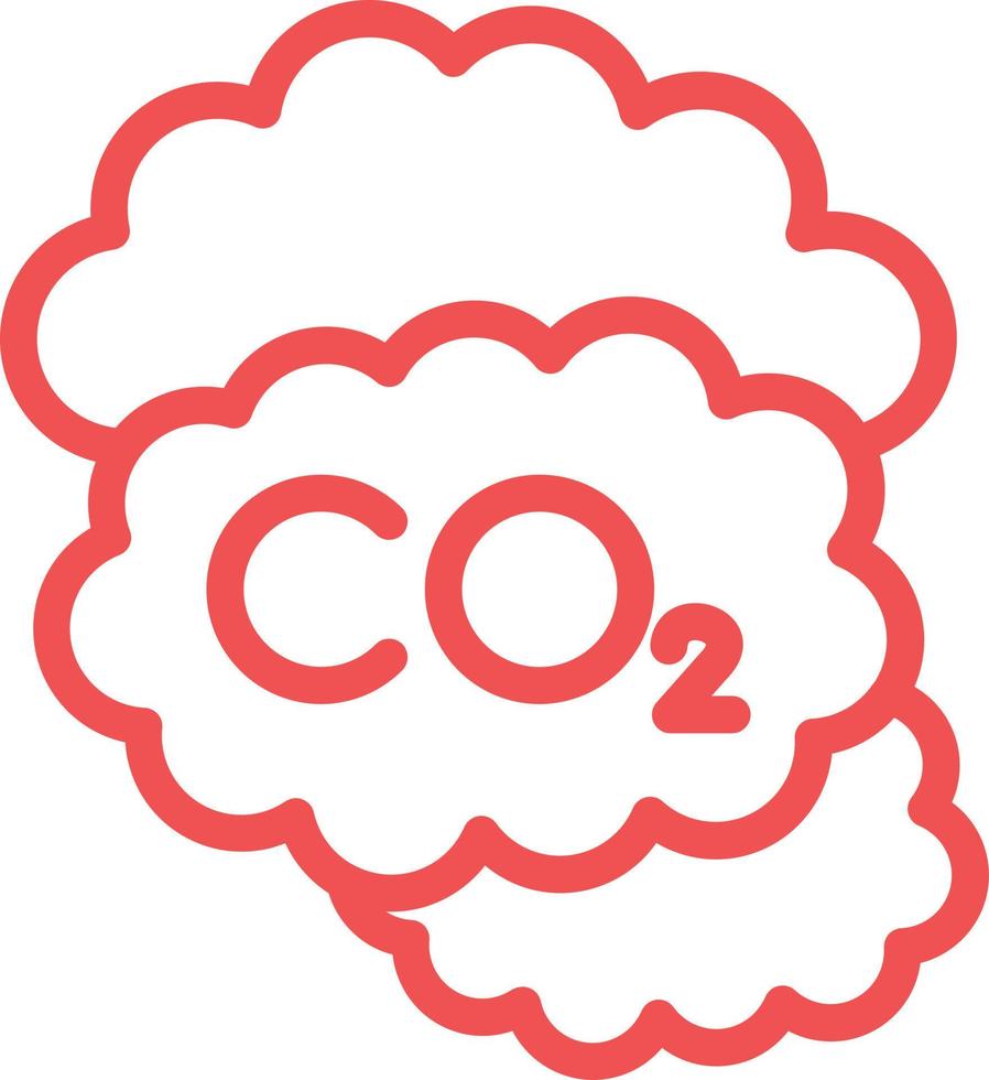 Carbon dioxide Vector Icon Design