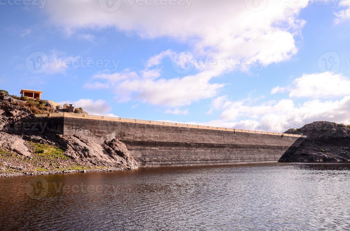 Dam in the mountains photo