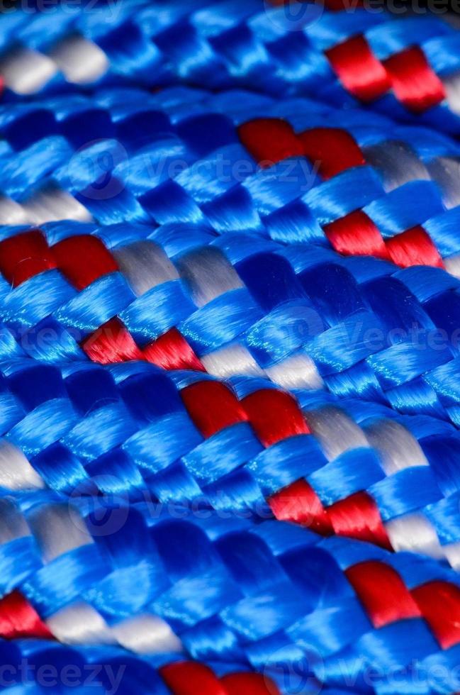 A blue rope texture photo