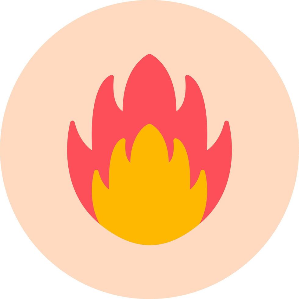 icono de vector de fuego