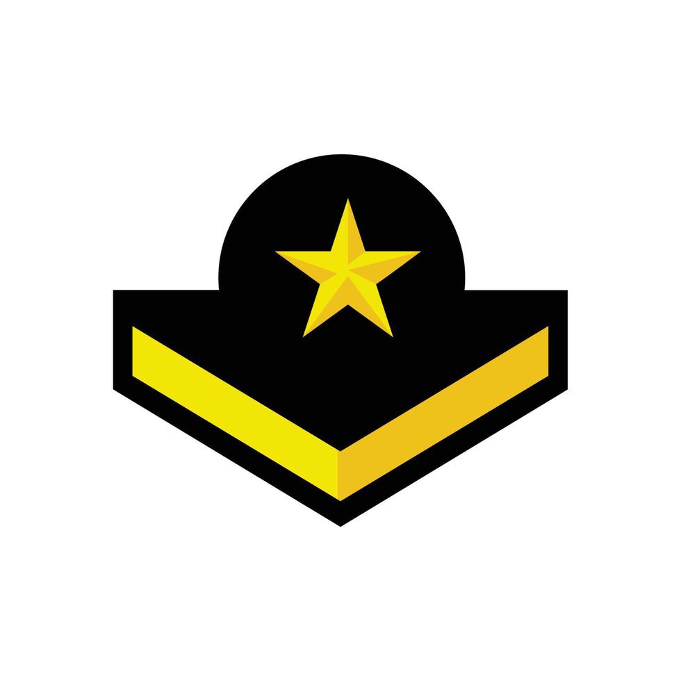 Royal Thai Air Force military rank in modern flat style vector. vector