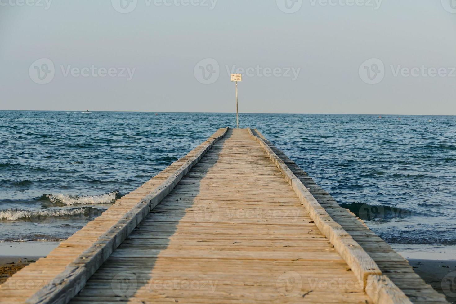 Pier in Lido di Jesolo photo