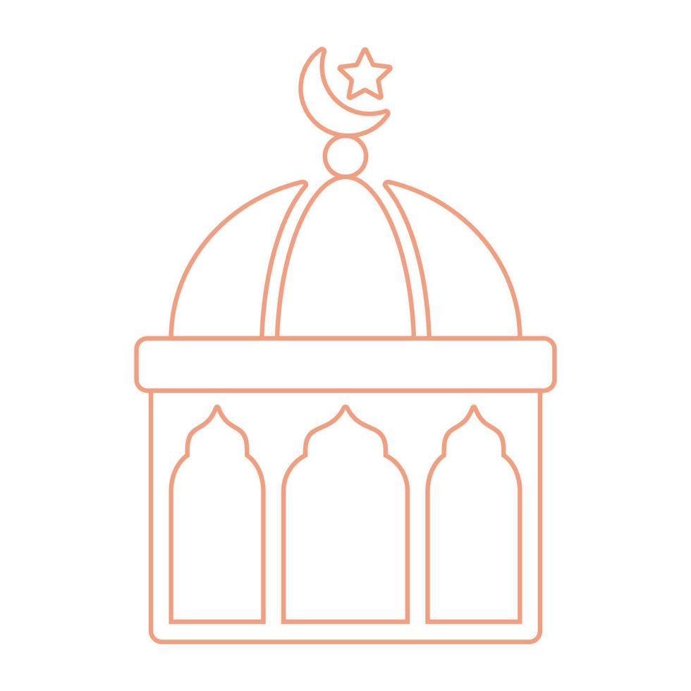 Ramadan and Islamic themed border frames vector