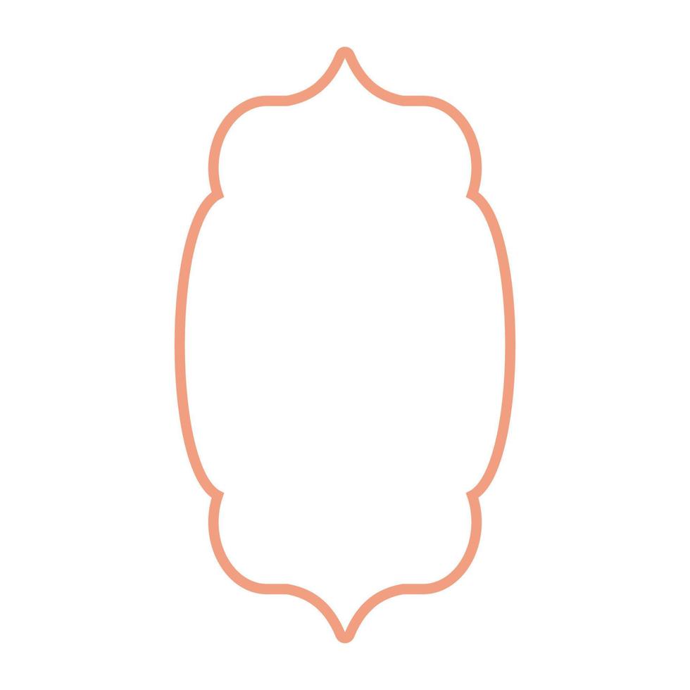 Ramadan and Islamic themed border frames vector
