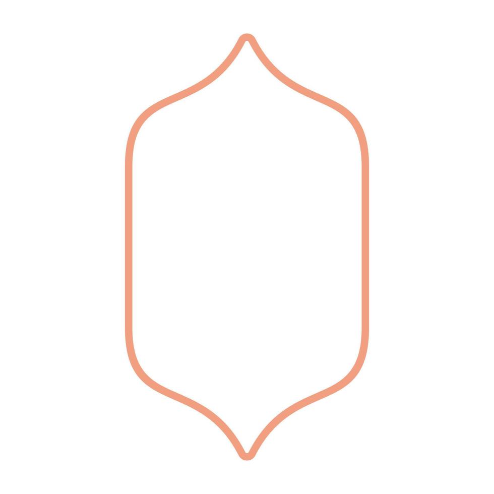 Ramadan and Islamic themed border frames vector