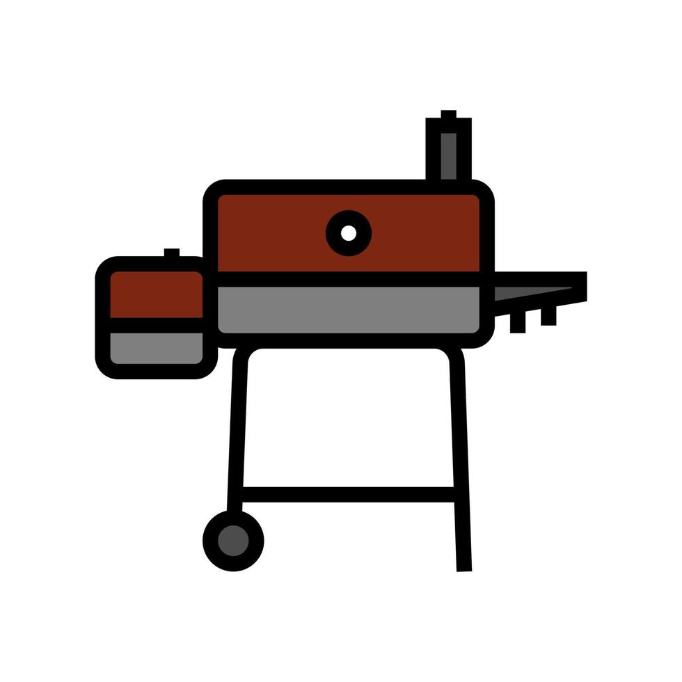 pellets smoker color icon vector illustration