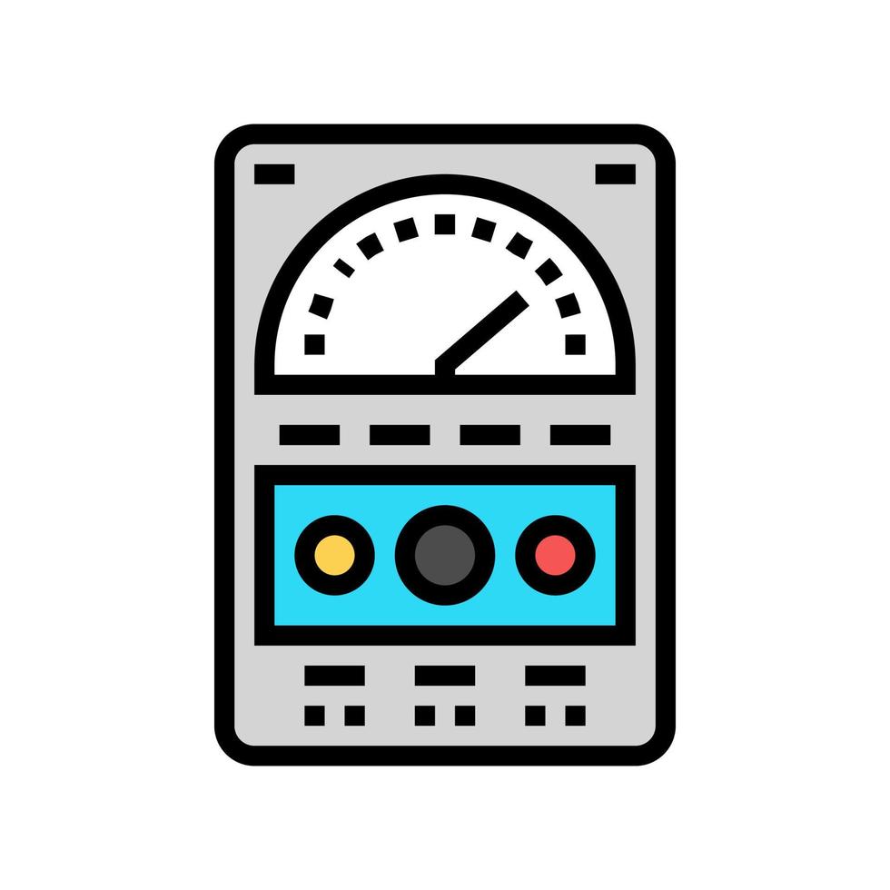 test equipment tool work color icon vector illustration