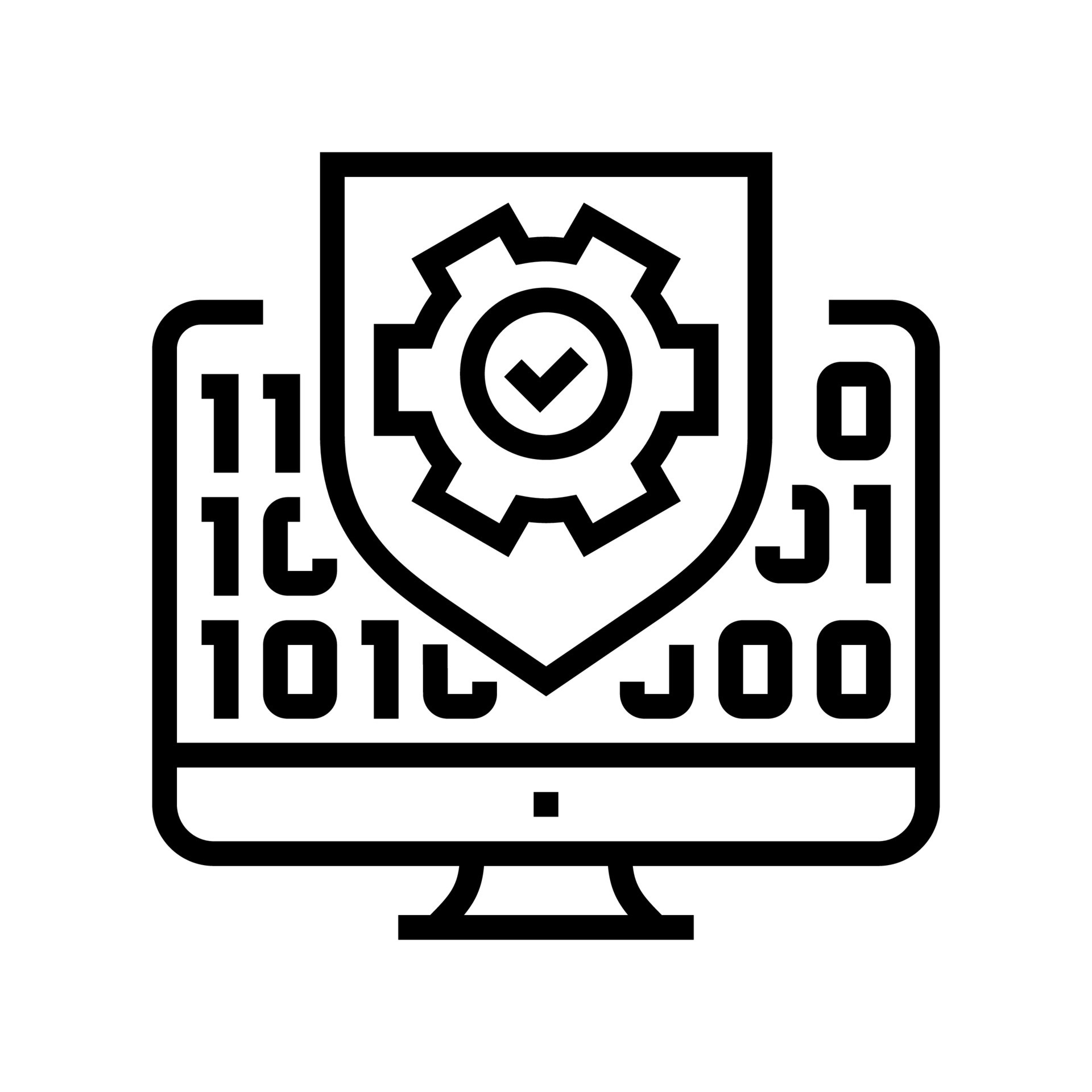 quality testing tool work line icon vector illustration 22789443 Vector