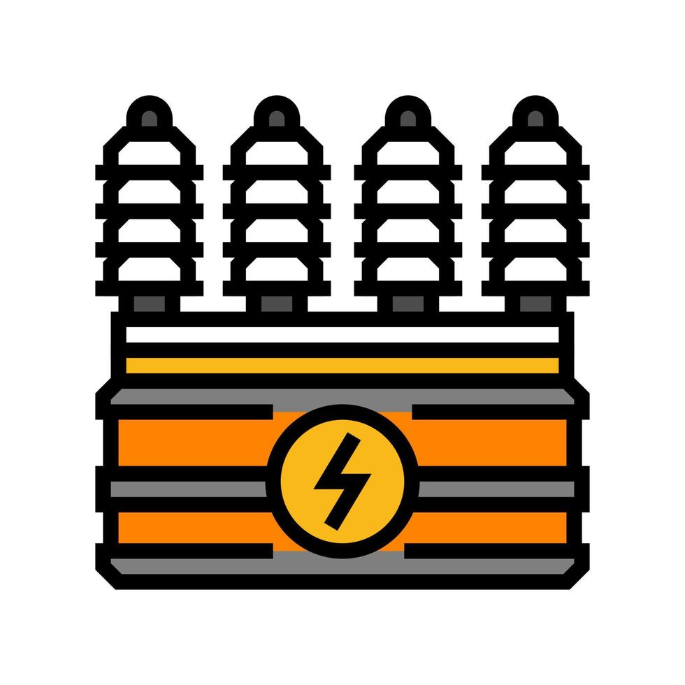 energy electricity color icon vector illustration