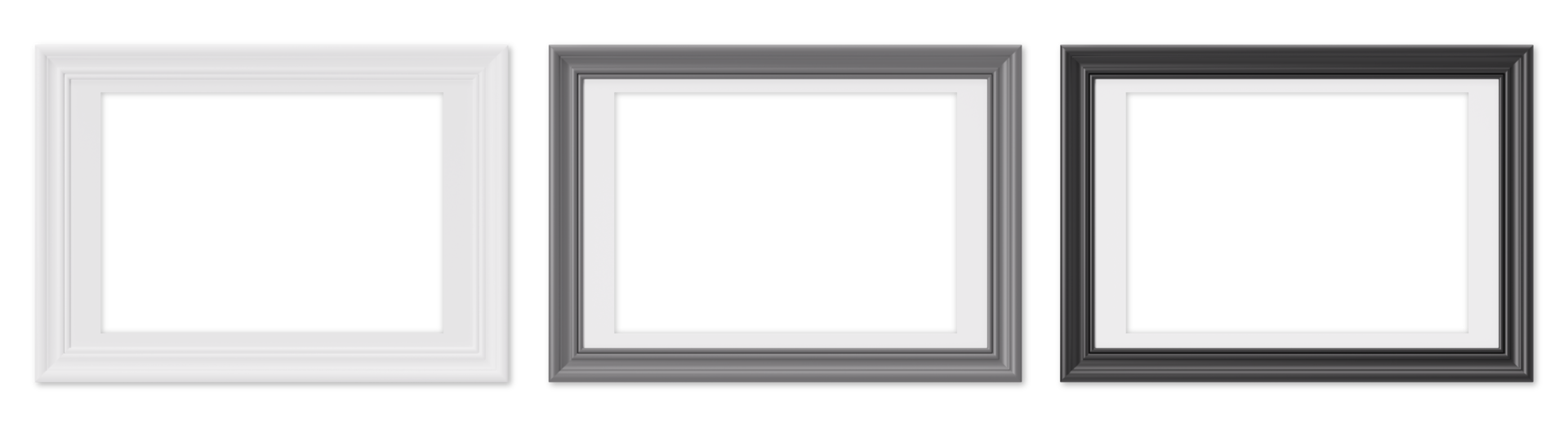 einstellen von horizontal Bild Frames auf transparent Hintergrund, wie