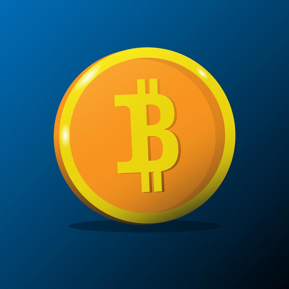Gold bitcoin. Business finance background. Banking concept. Btc cryptocurrency bitcoin. Business growth. Cryptocurrency digital economy. Global business. Bitcoin mining. vector