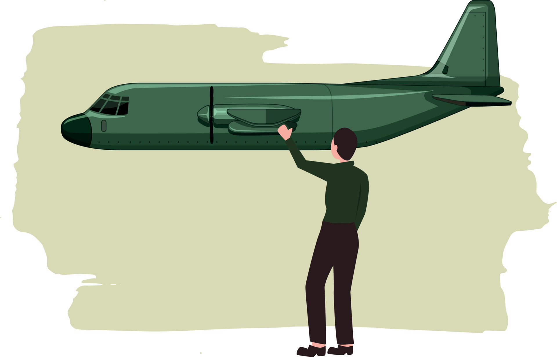 Boy Waving At A Military Plane 22791424 Vector Art At Vecteezy boy-waving-at-a-military-plane-22791424-vector-art-at-vecteezy