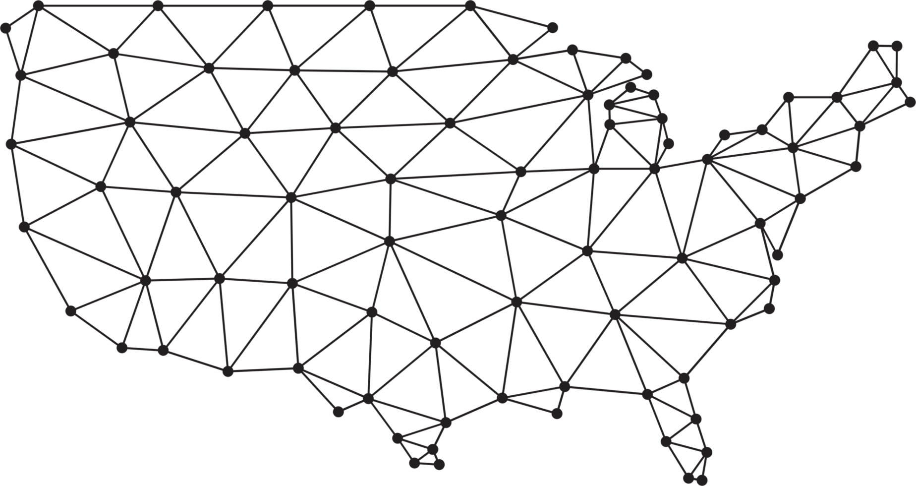 polygonal usa map. png