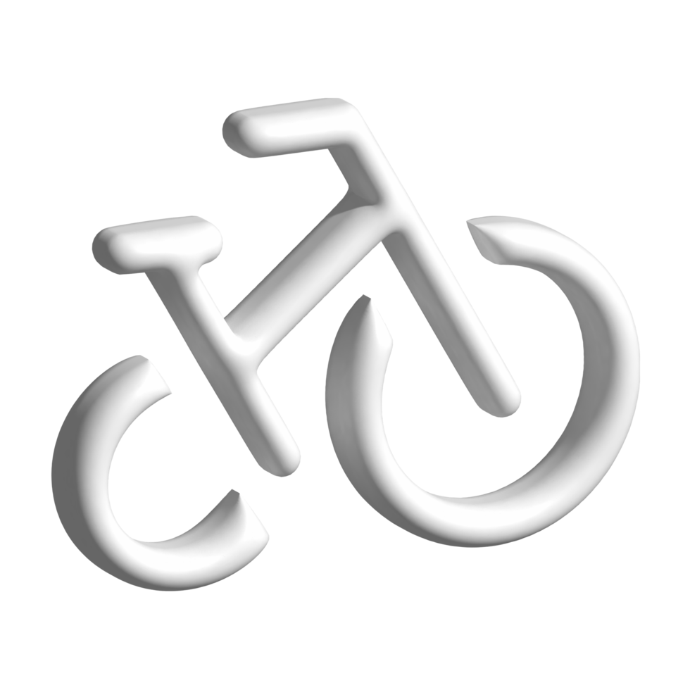 3d icono de bicicleta png