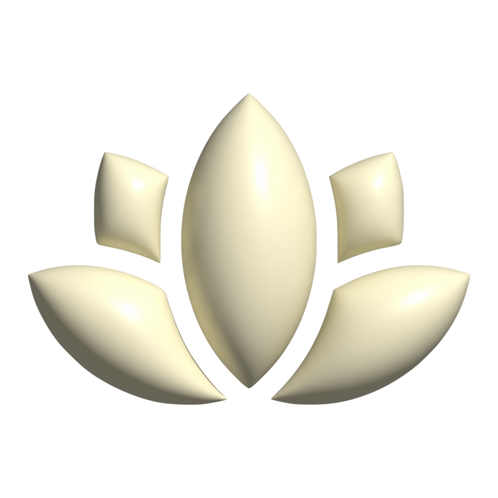 3d icoon van lotus png