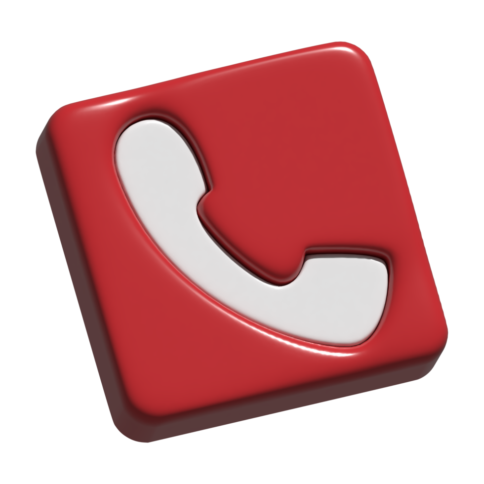 3d icon of contact png