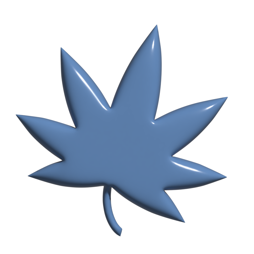 3d icon leaf png