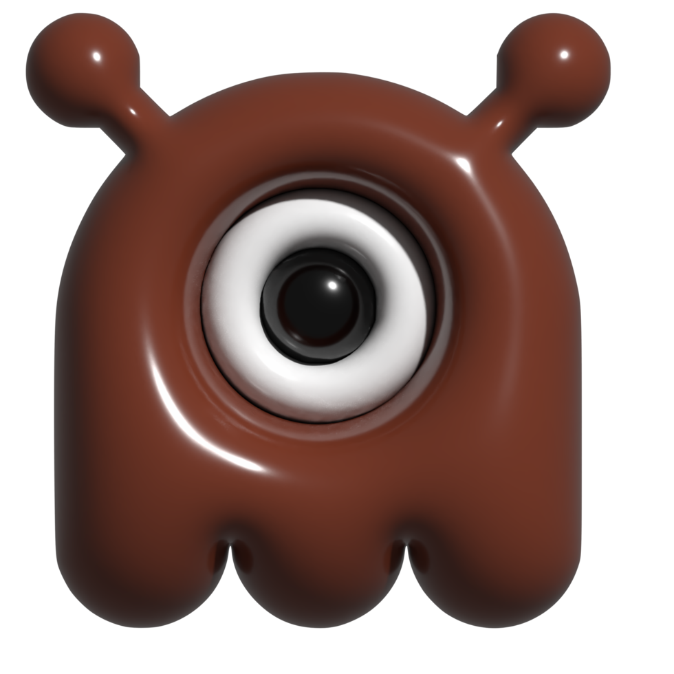 3d ikon monster, utomjording png