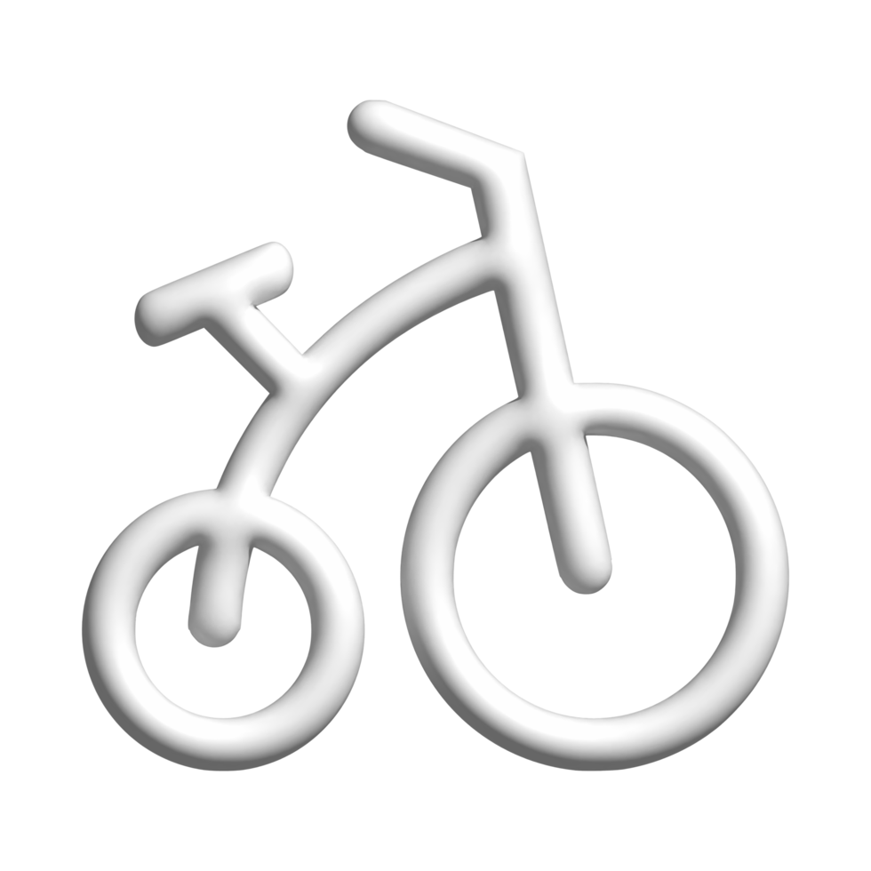 3d icono de bicicleta png