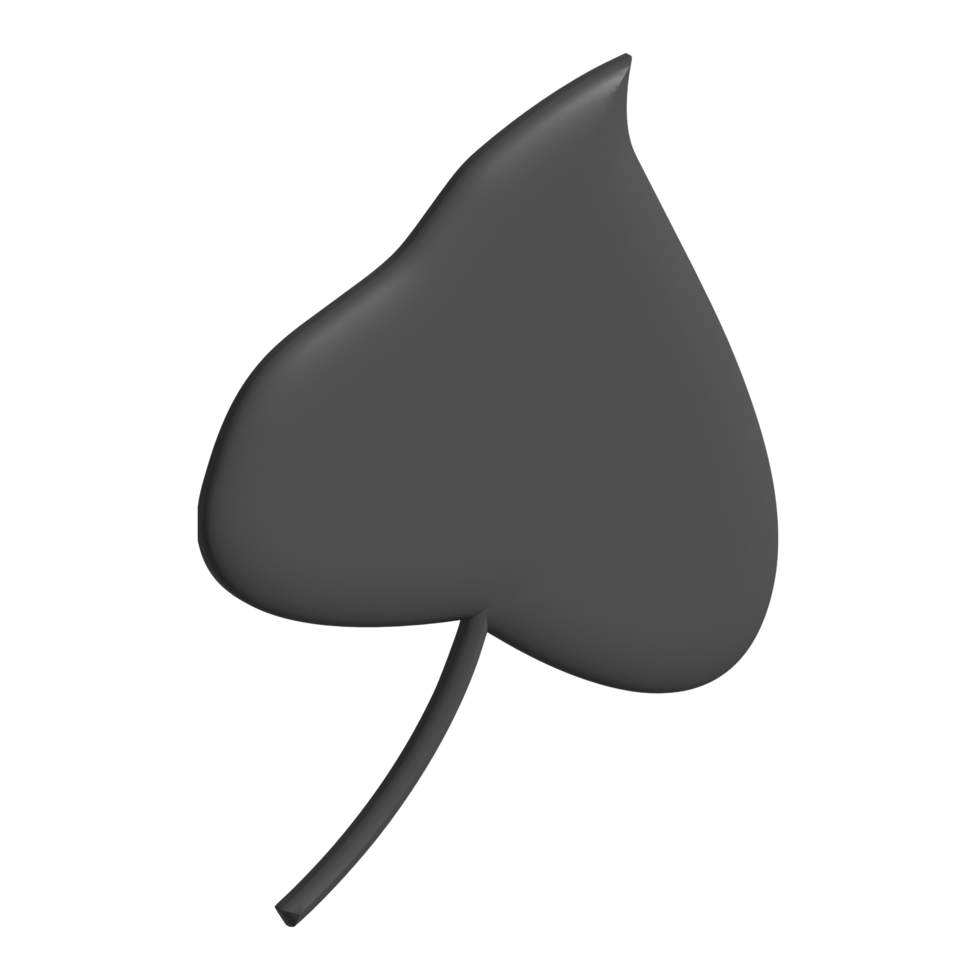 icône 3d de feuille png