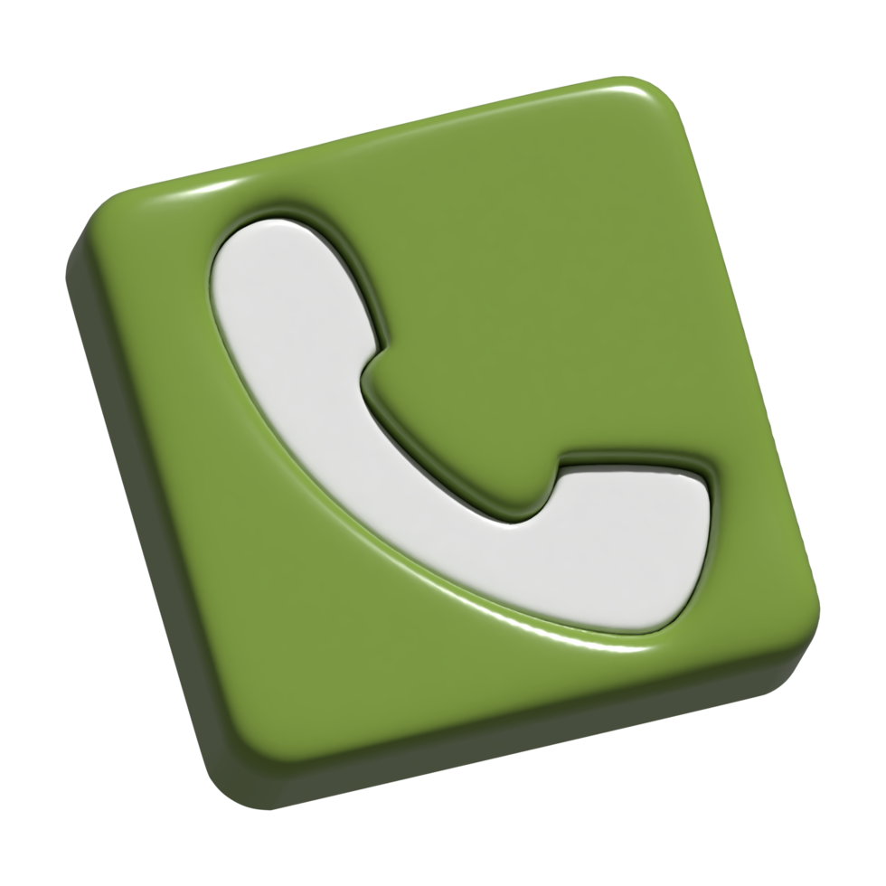 3d icon of contact png