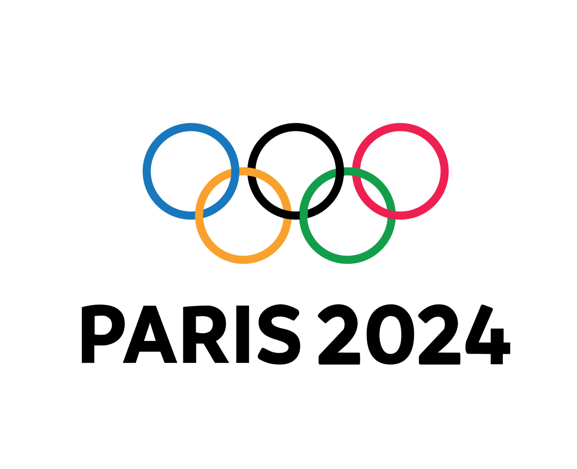 Olympic Games Paris 2024 Logo Official symbol abstract design vector