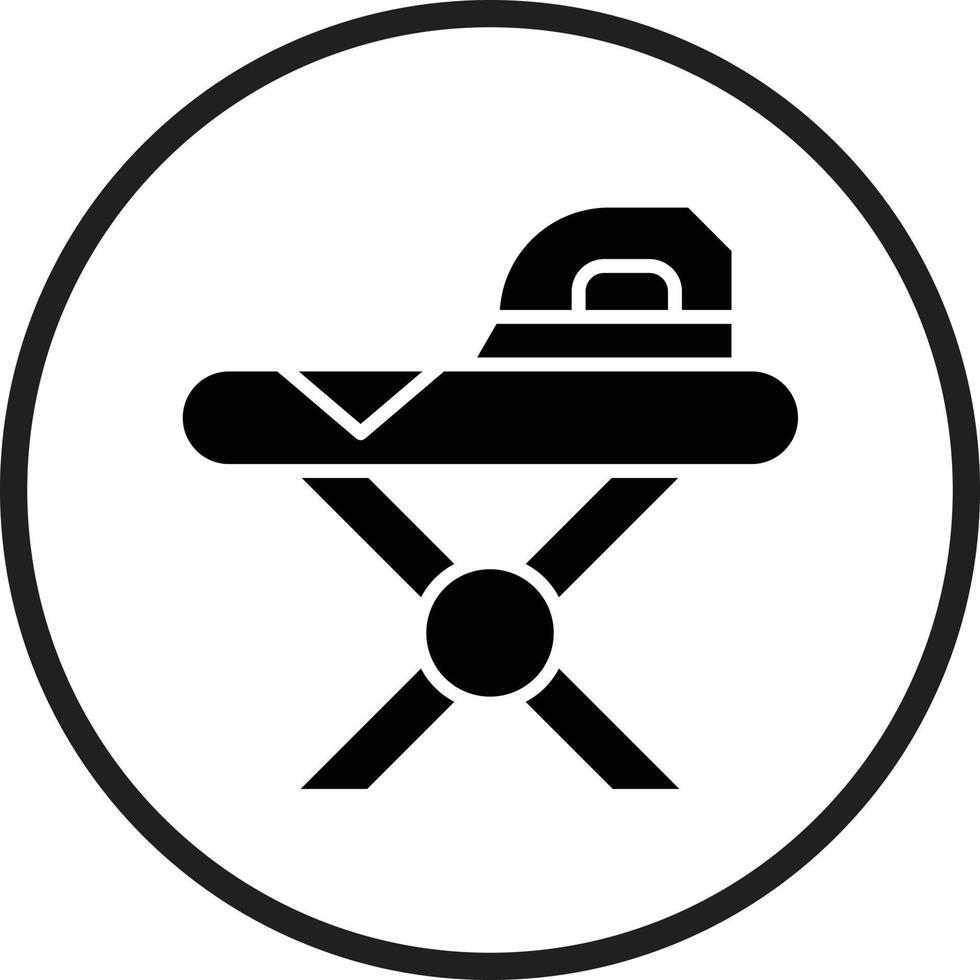 Iron Table Vector Icon Design