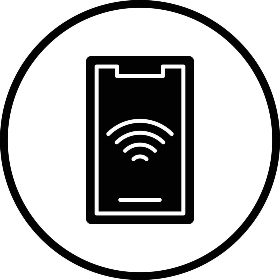 Mobile Wifi Vector Icon Design