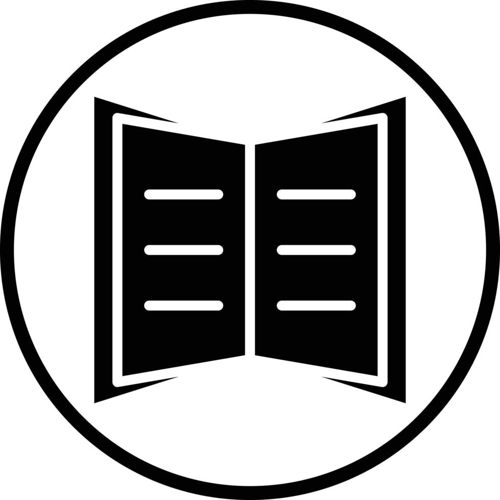 diseño de icono de vector de libro abierto