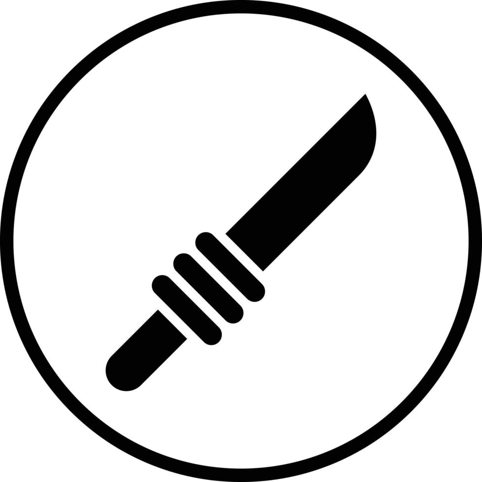 Knife Vector Icon Design