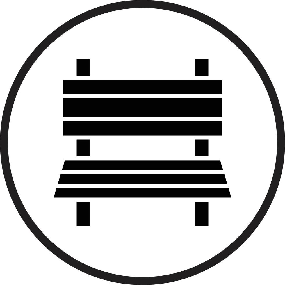 Bench Vector Icon Design