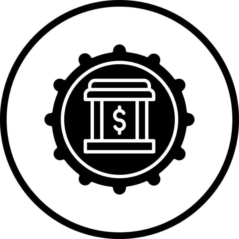 bancario sistema vector icono diseño