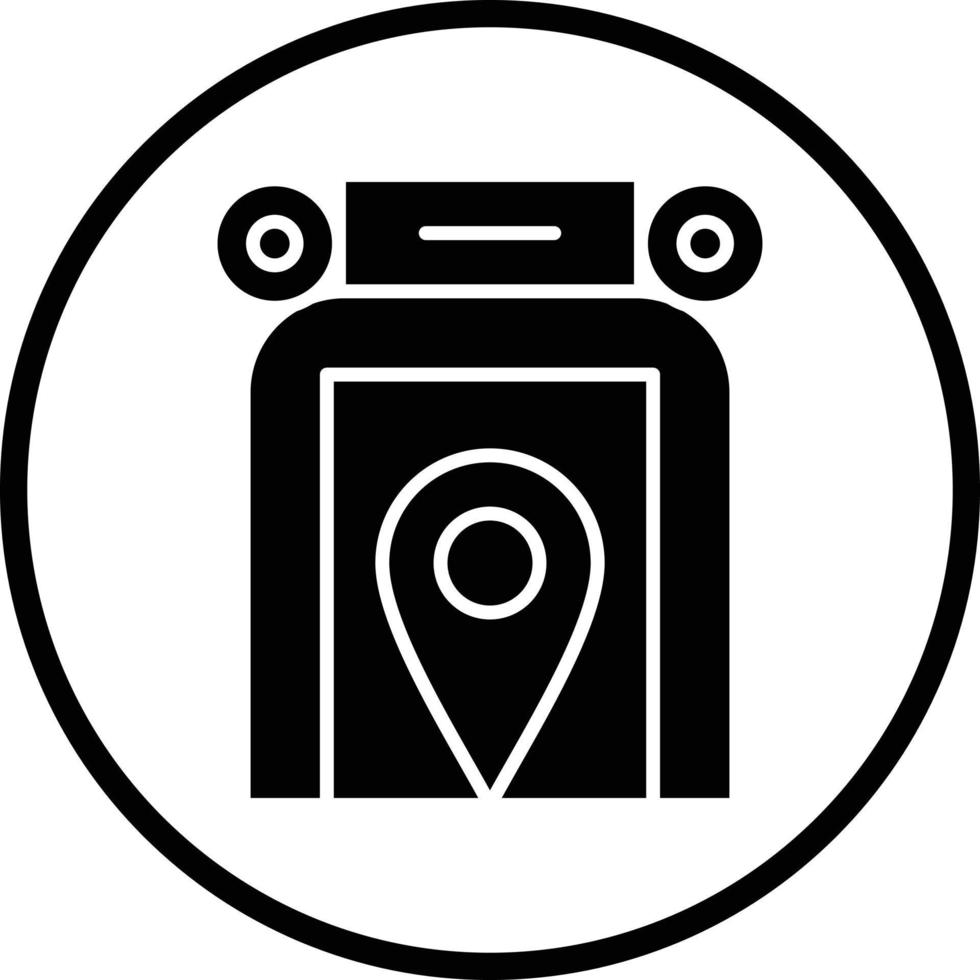 Street Location Vector Icon Design