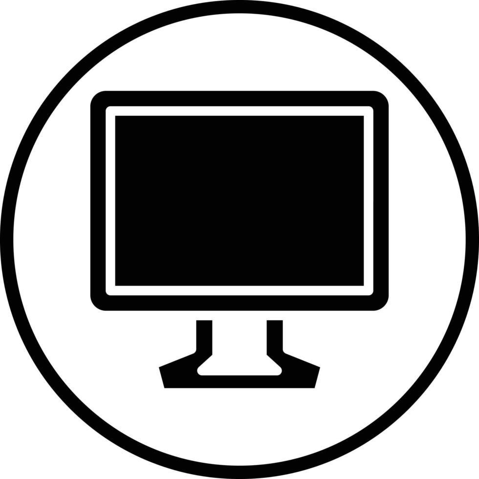 TV Screen Vector Icon Design
