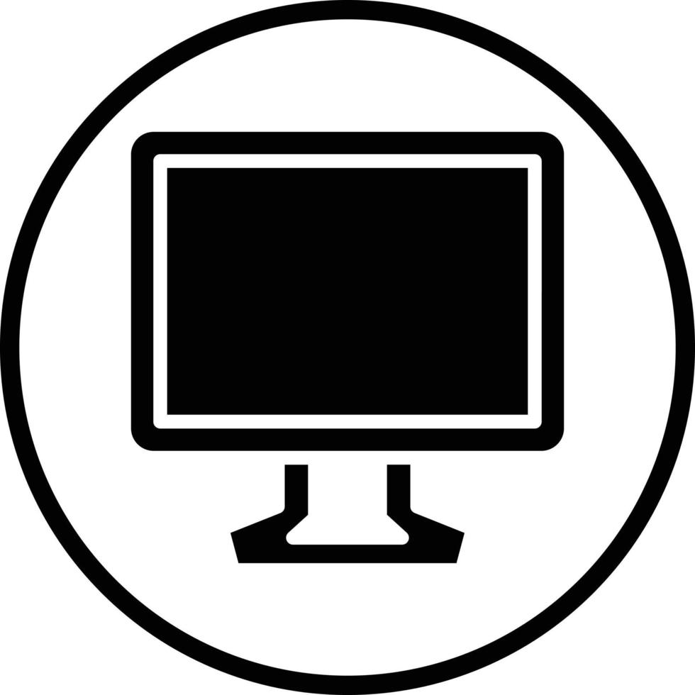 TV Screen Vector Icon Design