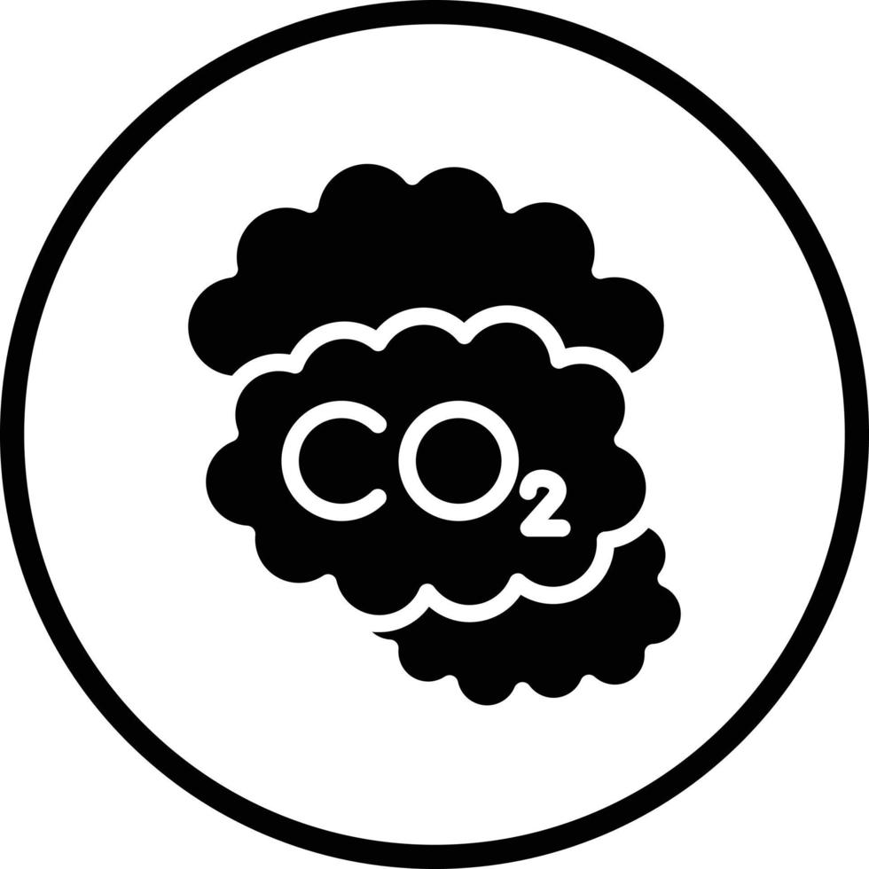 Carbon dioxide Vector Icon Design