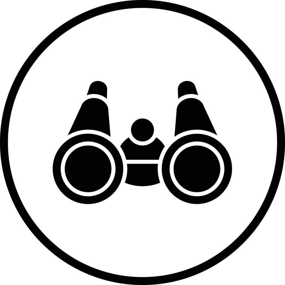 Binocular Vector Icon Design