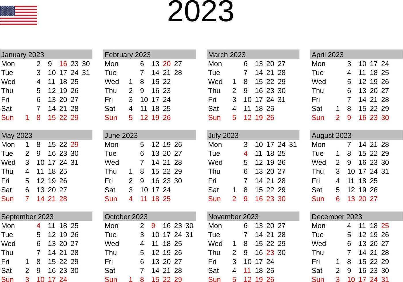Seasons of the Year in the United States: Start and End Dates 2023 -  Calendarr