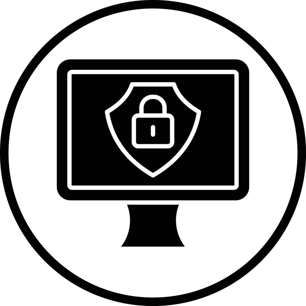 Cyber Security Vector Icon Design