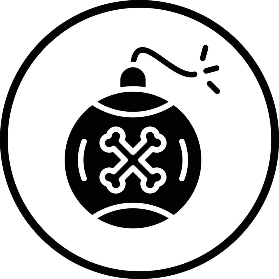 Pirate Bomb Vector Icon Design