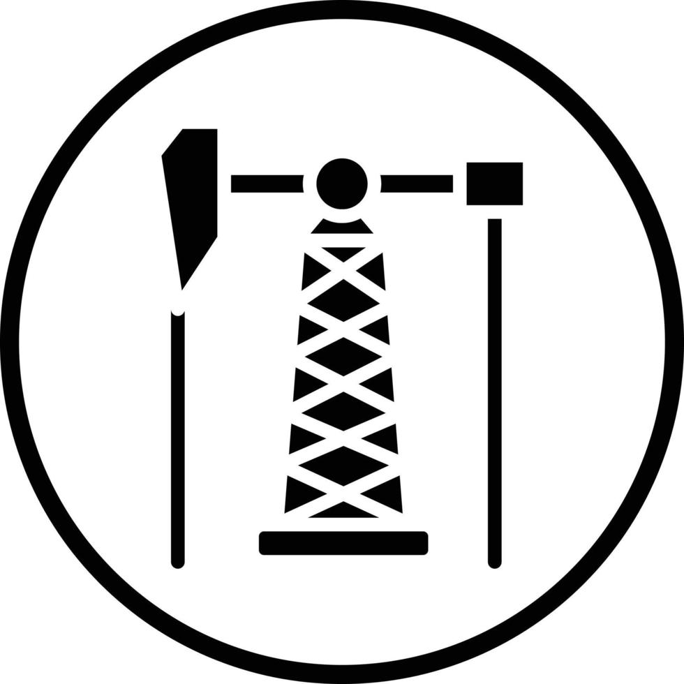 Oil Pump Vector Icon Design