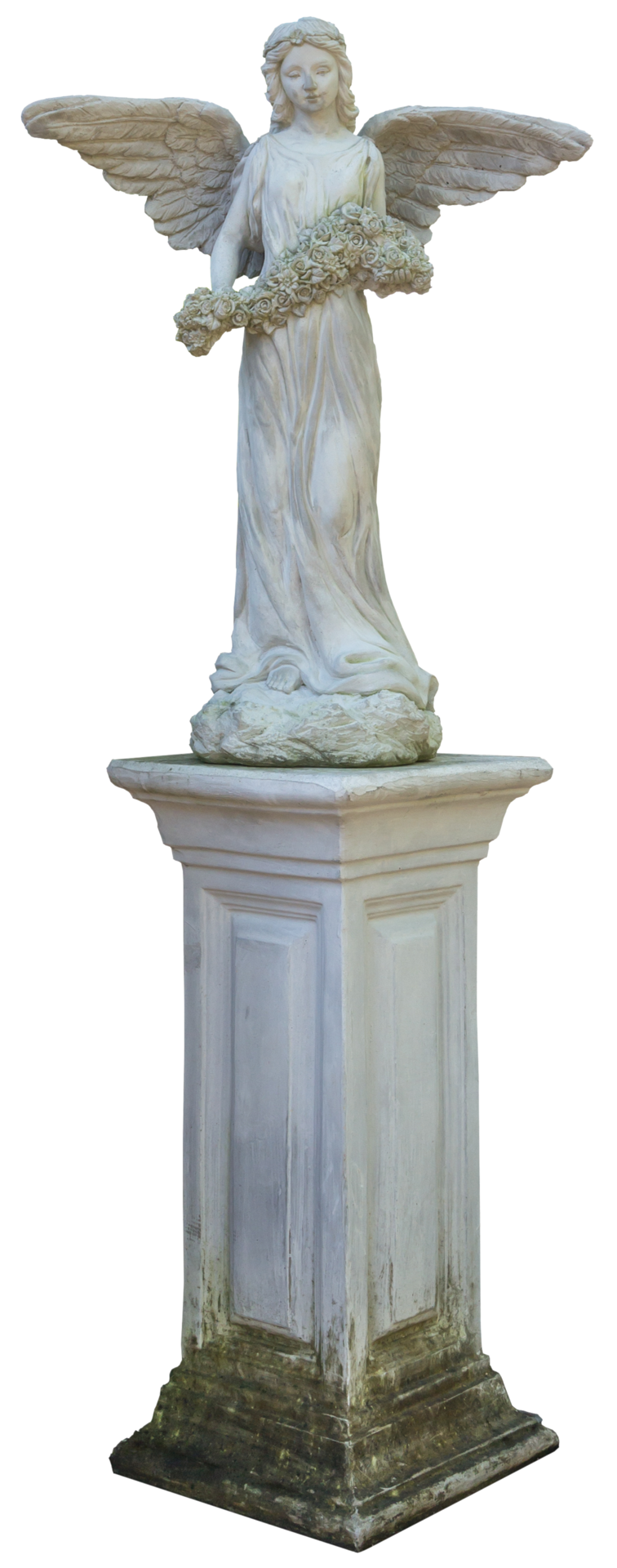 Winged angel statue 22794139 PNG